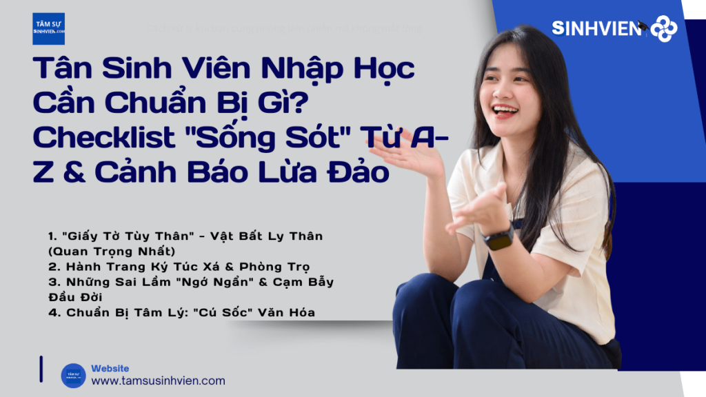 Tân Sinh Viên Nhập Học Cần Chuẩn Bị Gì Checklist Sống Sót Từ A-Z & Cảnh Báo Lừa Đảo