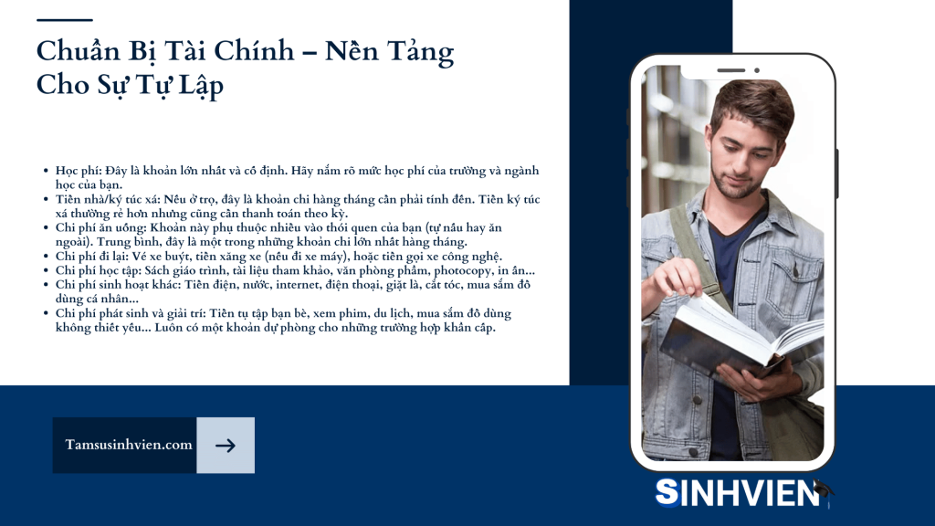 tân sinh viên nhập học cần chuẩn bị gì mà nhiều bạn trẻ thường bỏ qua là vấn đề tài chính