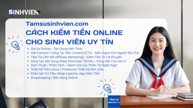 Cách Kiếm Tiền Online Cho Sinh Viên Uy Tín, Vốn 0 Đồng & Cân Bằng Học Tập