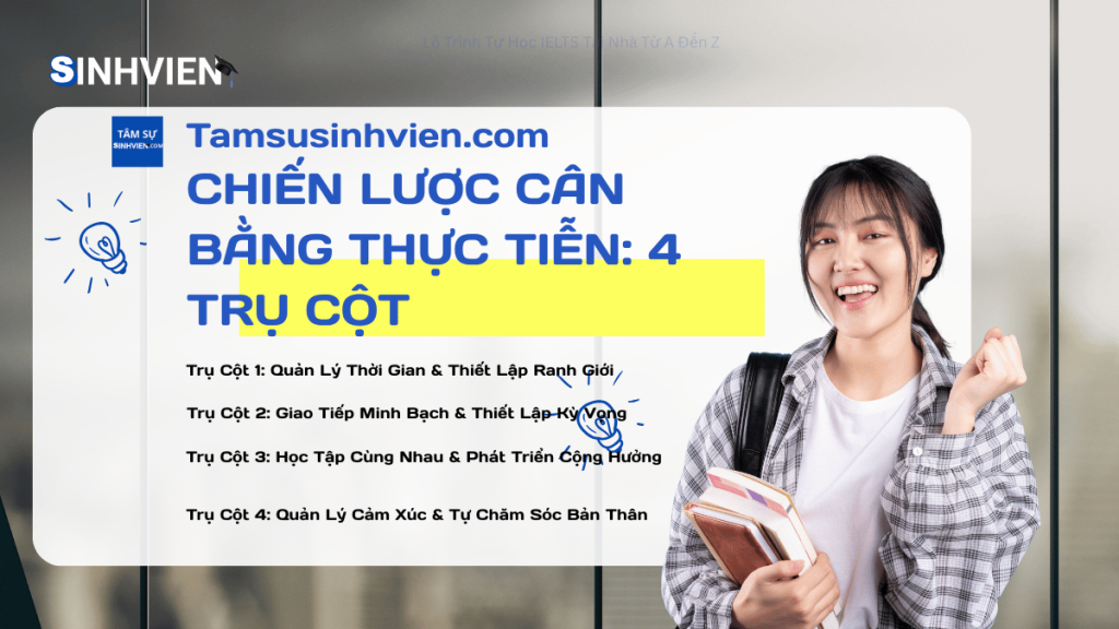Chiến Lược Cân Bằng Thực Tiễn 4 Trụ Cột cân bằng giữa học và yêu
