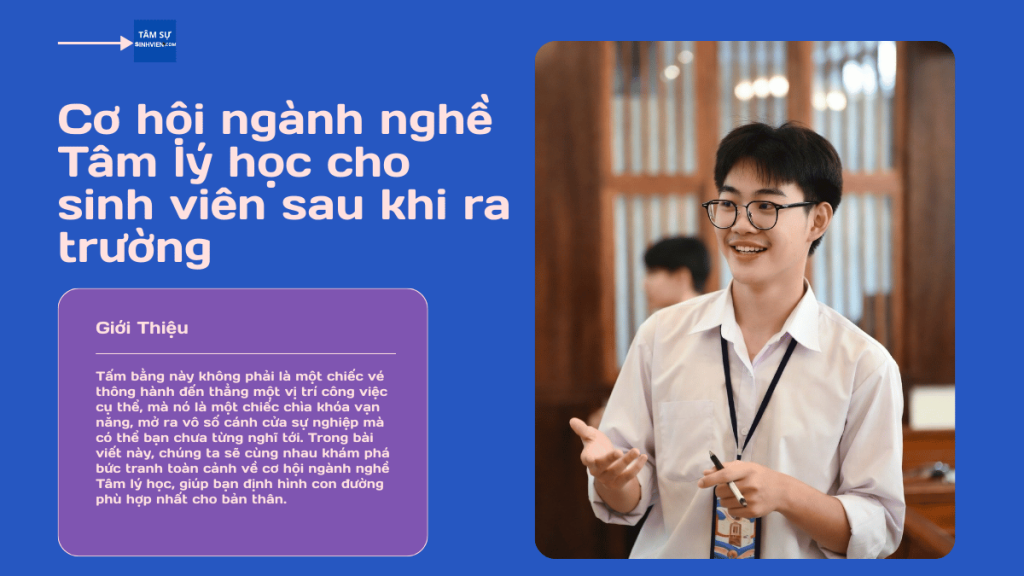 Cơ hội ngành nghề Tâm lý học cho sinh viên sau khi ra trường