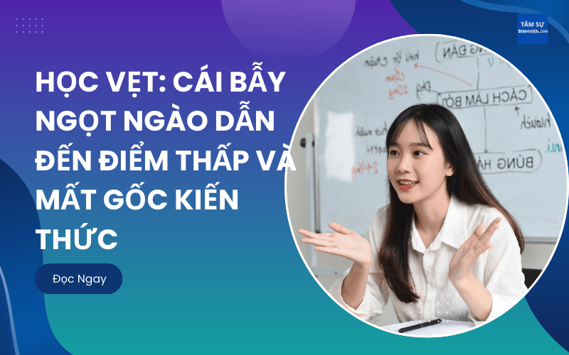 Học Vẹt Cái Bẫy Ngọt Ngào Dẫn Đến Điểm Thấp Và Mất Gốc Kiến Thức