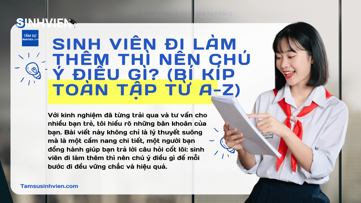 Sinh Viên Đi Làm Thêm Thì Nên Chú Ý Điều Gì (Bí Kíp Toàn Tập Từ A-Z)