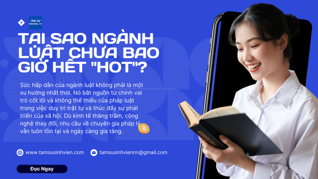 Tại sao ngành luật chưa bao giờ hết hot